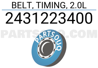 Mobis 2431223400 Belt, Timing, 2.0L