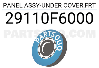 Mobis 29110F6000 PANEL ASSY-UNDER COVER,FRT