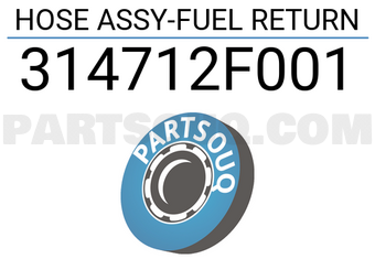 Mobis 314712F001 HOSE ASSY-FUEL RETURN