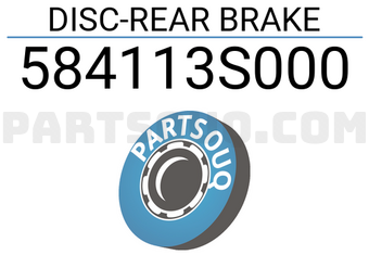 Mobis 584113S000 DISC-REAR BRAKE