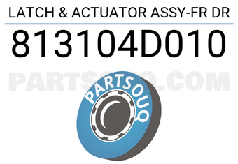 Mobis 813104D010 LATCH & ACTUATOR ASSY-FR DR