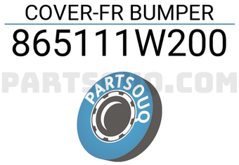 Mobis 865111W200 COVER-FR BUMPER