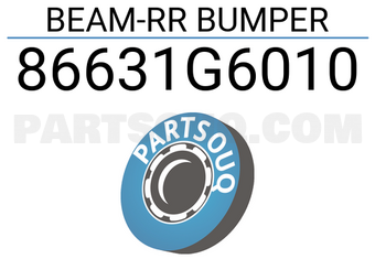 Mobis 86631G6010 BEAM-RR BUMPER