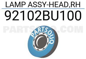 Mobis 92102BU100 LAMP ASSY-HEAD,RH