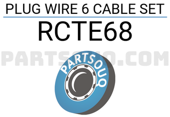 NGK RCTE68 PLUG WIRE 6 CABLE SET