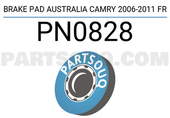 NIBK PN0828 BRAKE PAD AUSTRALIA CAMRY 2006-2011 FR