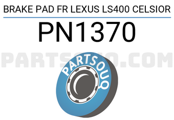 NIBK PN1370 BRAKE PAD FR LEXUS LS400 CELSIOR