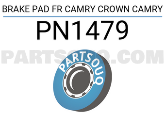 NIBK PN1479 BRAKE PAD FR CAMRY CROWN CAMRY