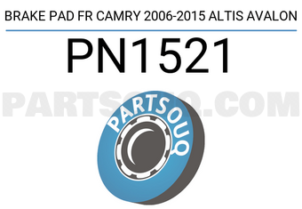NIBK PN1521 BRAKE PAD FR CAMRY 2006-2015 ALTIS AVALON