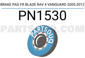 NIBK PN1530 BRAKE PAD FR BLADE RAV 4 VANGUARD 2005-2012