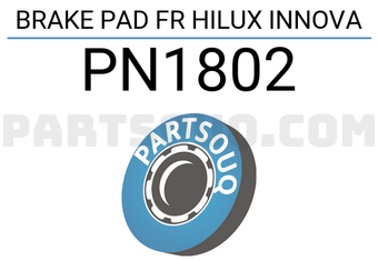 NIBK PN1802 BRAKE PAD FR HILUX INNOVA