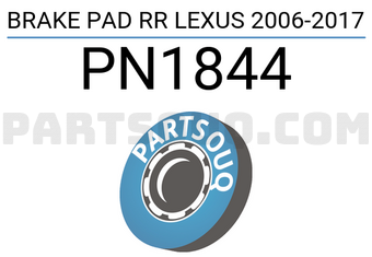 NIBK PN1844 BRAKE PAD RR LEXUS 2006-2017
