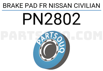 NIBK PN2802 BRAKE PAD FR NISSAN CIVILIAN