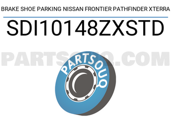 NIBK SDI10148ZXSTD BRAKE SHOE PARKING NISSAN FRONTIER PATHFINDER XTERRA