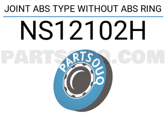 NKN NS12102H JOINT ABS TYPE WITHOUT ABS RING