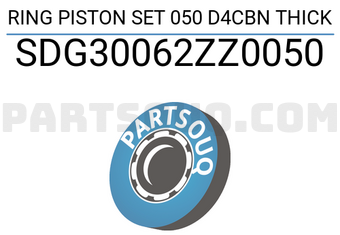 NPR SDG30062ZZ0050 RING PISTON SET 050 D4CBN THICK