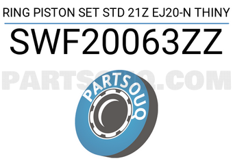 NPR SWF20063ZZ RING PISTON SET STD 21Z EJ20-N THINY
