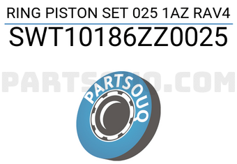 NPR SWT10186ZZ0025 RING PISTON SET 025 1AZ RAV4