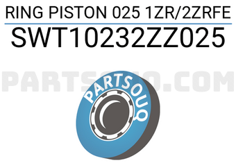 NPR SWT10232ZZ025 RING PISTON 025 1ZR/2ZRFE