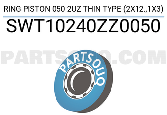 NPR SWT10240ZZ0050 RING PISTON 050 2UZ THIN TYPE (2X12.,1X3)