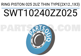 NPR SWT10240ZZ025 RING PISTON 025 2UZ THIN TYPE(2X12.,1X3)
