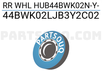 NSK 44BWK02LJB3Y2C02 RR WHL HUB44BWK02N-Y