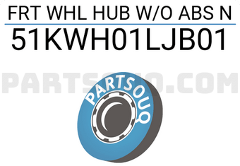 NSK 51KWH01LJB01 FRT WHL HUB W/O ABS N