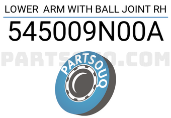 Nakamoto 545009N00A LOWER ARM WITH BALL JOINT RH