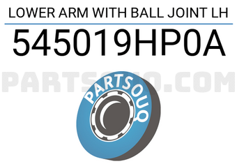 Nakamoto 545019HP0A LOWER ARM WITH BALL JOINT LH