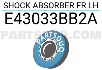 Nakamoto E43033BB2A SHOCK ABSORBER FR LH