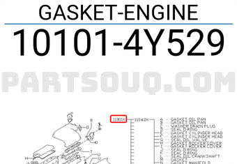 Nissan 101014Y529 GASKET-ENGINE