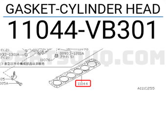 Nissan 11044VB301 GASKET-CYLINDER HEAD