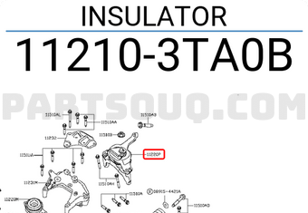 Nissan 112103TA0B INSULATOR