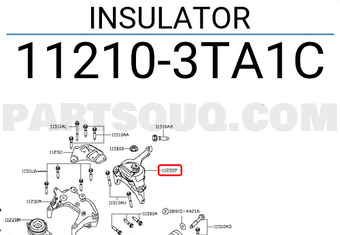 Nissan 112103TA1C INSULATOR