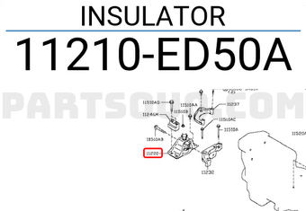 Nissan 11210ED50A INSULATOR