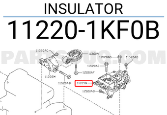 Nissan 112201KF0B INSULATOR