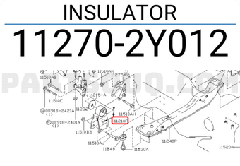 Nissan 112702Y012 INSULATOR