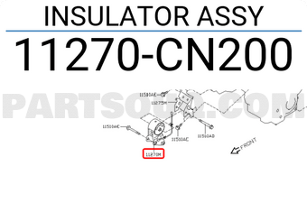 Nissan 11270CN200 INSULATOR ASSY