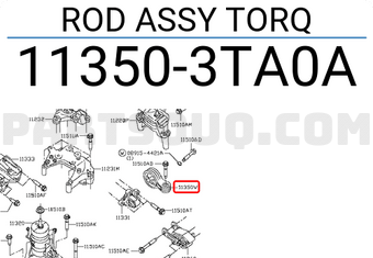 Nissan 113503TA0A ROD ASSY TORQ