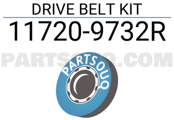Nissan 117209732R DRIVE BELT KIT