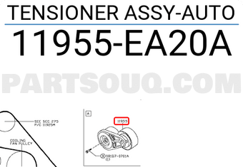 Nissan 11955EA20A TENSIONER ASSY-AUTO