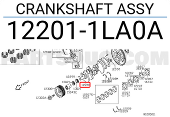 Nissan 122011LA0A CRANKSHAFT ASSY
