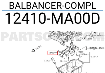 Nissan 12410MA00D BALBANCER-COMPL