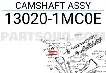 Nissan 130201MC0E CAMSHAFT ASSY