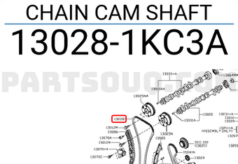 Nissan 130281KC3A CHAIN CAM SHAFT