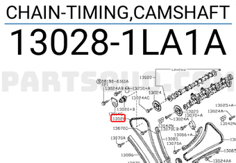 Nissan 130281LA1A CHAIN-TIMING,CAMSHAFT