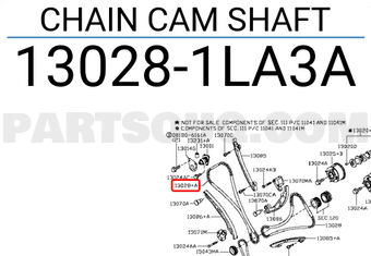 Nissan 130281LA3A CHAIN CAM SHAFT