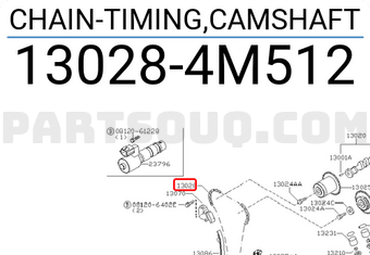 Nissan 130284M512 CHAIN-TIMING,CAMSHAFT