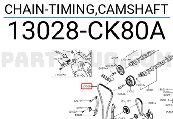 Nissan 13028CK80A CHAIN-TIMING,CAMSHAFT