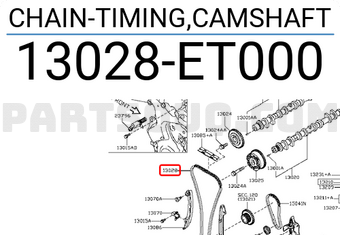Nissan 13028ET000 CHAIN-TIMING,CAMSHAFT
